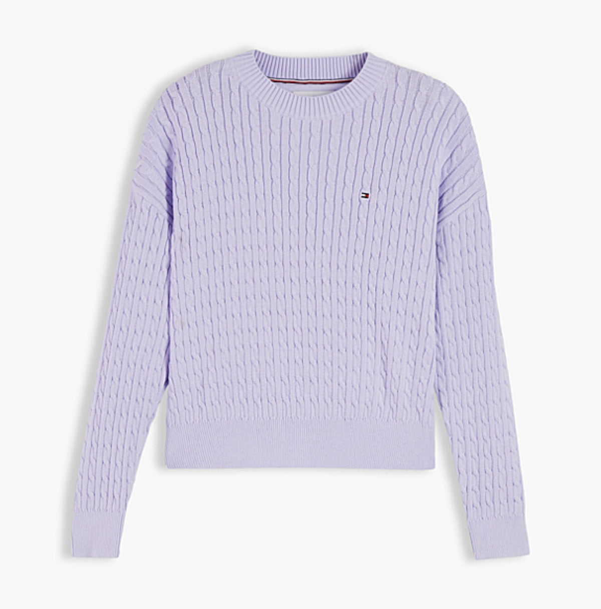 Pullover relaxed fit in maglia intrecciata