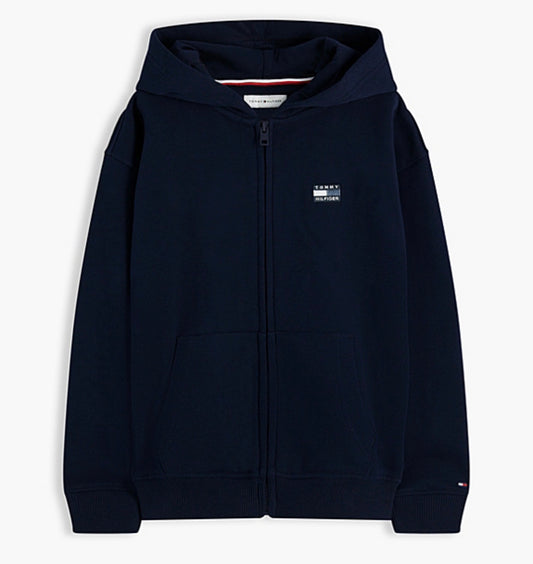 Felpa con cappuccio Tommy blu scuro